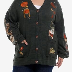 Hot Topic Over The Garden Wall Embroidered Cardigan